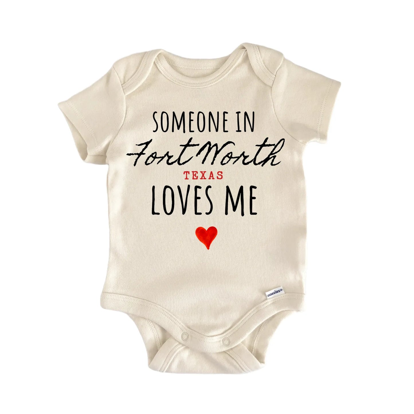 Fort Worth Texas Infant Gift Baby Bodysuit