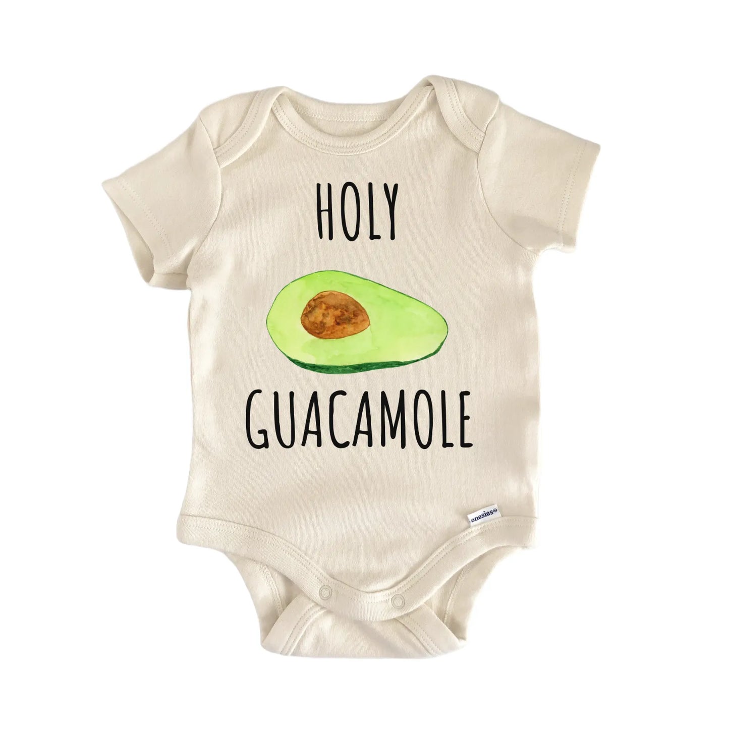 Guacamole Avocado Fruit Holy Baby Gift Baby Bodysuit