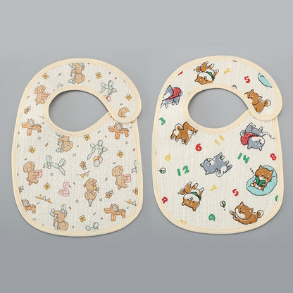 Thin Kids' Bib Pure Cotton Waterproof Gauze Saliva Towel