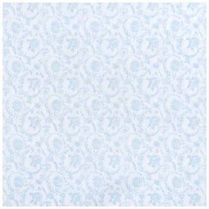 Blue Chinoiserie Ruffle Nursing Pillow Cover