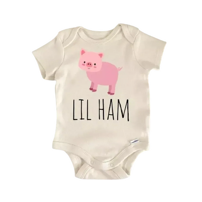 Pig Bacon Farm Ham Newborn Baby Onesie® Onesie®
