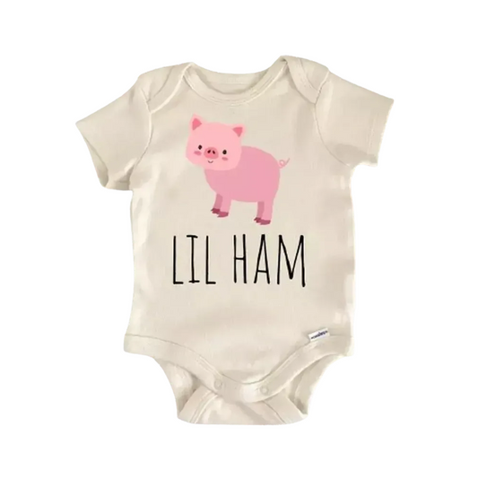 Pig Bacon Farm Ham Newborn Baby Onesie® Onesie®