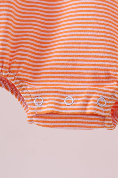 Premium Orange Tennessee puppy football stripe bubble