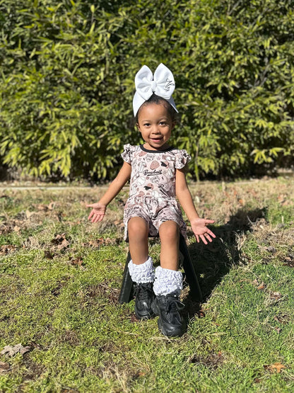 Game Day Bamboo Skirted Romper (FINAL SALE)