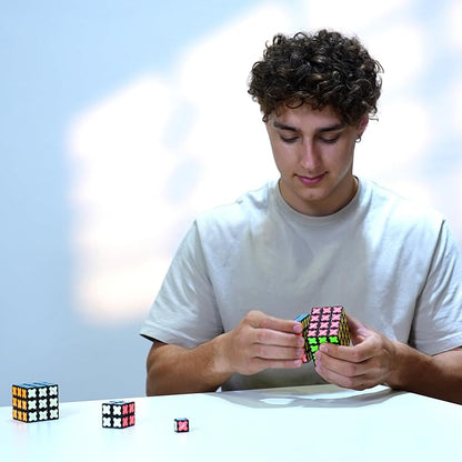 TOSY Magnet Cube 3x3 - 240 Magnets, 30 Blocks, 7in1 Toy: Puzzle Cube Game, Creative Building Blocks, Transformable Fidget Spinner, Infinity Cube, Magnet Tiles, UV Flashlight, Glowing STEM/STEAM Toy
