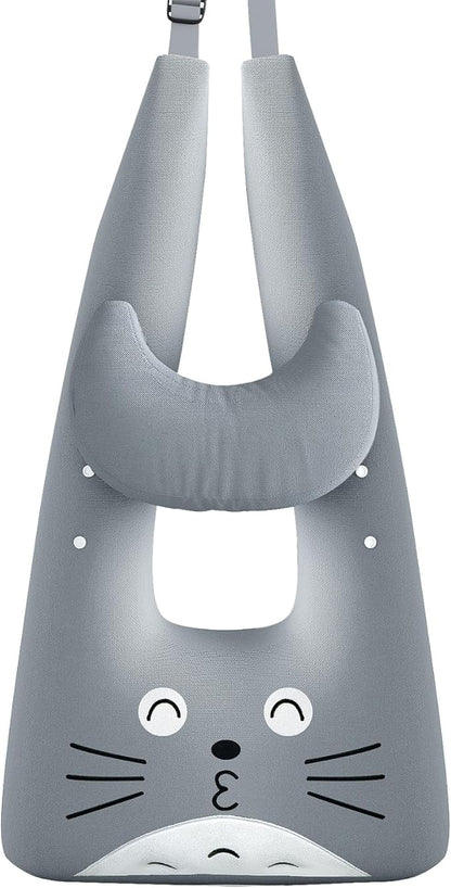 Travel Pillow,Car Pillow Kids Travel Pillow Car seat Pillow U Shaped Pillow for Travel Skin-Friendly Material The Sleeping Aid for Adults and Kids on Road Trips (Gray)
