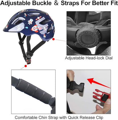 GLAF Baby Bike Helmet Toddler Helmets for 1 Year Old and up Infant Girls Boys Multi Sport Adjustable for Scooter Bicycle Kids Youth Child Skateboard Safety Cycling