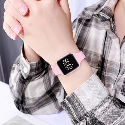 Kids Watches for Girls Boys Digital Sport Watch with Step Counter Pedometer Vibration Alarm Clock, No App Waterproof Fitness Tracker Kids Watch Boys Girls Teens Students Ages 5-16