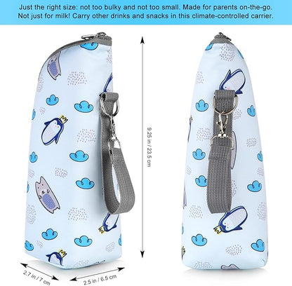Accmor Baby Bottle Cooler Tote Bags, Insulated Breastmilk Cooler Bag, Nursing Bottle Cooler Warmer Bag for Nursing Mom Daycare Travel