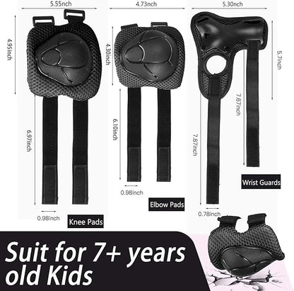 Kids Bike Helmet Set Adjustable Helmet for Ages 3-15 Kids Toddler Boys Girls Youth, Multi-Sport Bicycle Skateboarding Football Rollerskating Scooter Rollerblade Balance Bike Helmets