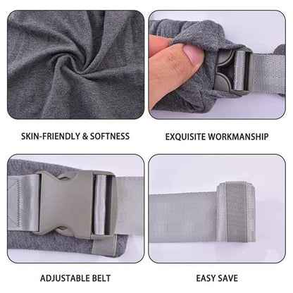 Baby Wraps Carrier Sling, Baby Carrier for Newborns and Toddlers,Skin-Friendly and Soft Front Baby Carrier Wrap Perfect Baby Gifts (Grey, Cotton)