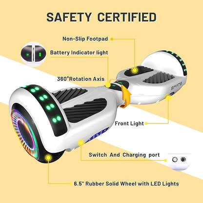 Scooter, Bluetooth & Corlorful LED Lights, Gifts for Kids & Adults & Girls & Boys, for All Ages