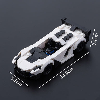 A Tesla Toy Car Piece-together Model Benefits Intelligence