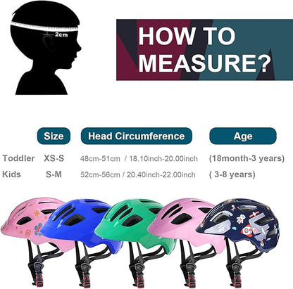 GLAF Baby Bike Helmet Toddler Helmets for 1 Year Old and up Infant Girls Boys Multi Sport Adjustable for Scooter Bicycle Kids Youth Child Skateboard Safety Cycling