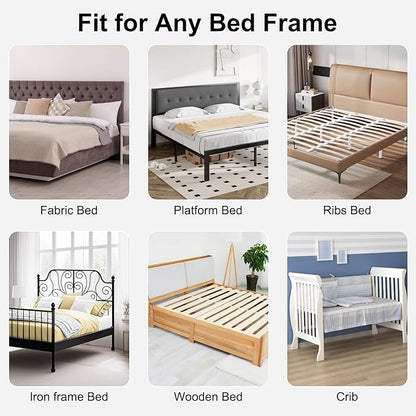 Bed Rail for Toddlers,Swing Down Kids Bed Rails Guard for Twin,Full,Queen,Bunk Size Bed,Extra Tall Childbed Rail Guard with Reinforced Anchor Safety System(Grey,40 Inch,1 Side)