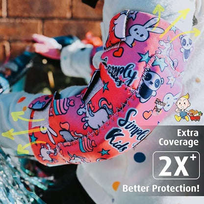 Soft-Style Kids Knee and Elbow Pads with Bike Gloves, Flexible Impact-Resistant Gear for Ages 2-11, Designed for Balance Bikes, Roller-Skating, and Skateboarding