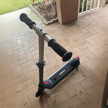 Caroma Electric Scooter for Kids Ages 6-12,150W/180WMotor,10 MPH Max Speed & 7 Miles,Colorful Lights,Adjustable Height & Speed,LED Display,Foldable Kids Electric Scooter 132 Lbs Max Load,Idea Gift