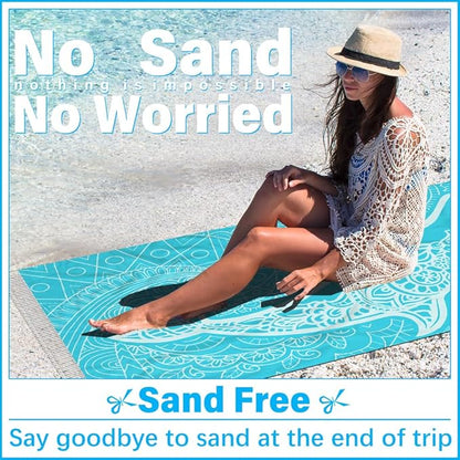 Oversized Turkish Beach Towel Blanket XXL Cotton Sandproof Towels Boho Woven Extra Large Big Sand Free Giant Throw Thick Blankets Huge Quilt XL Picnic Camping Necessities Cloud For Adult Gifts
