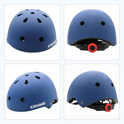 Kids Bike Skateboard Helmet Pad Set,Toddler Cyling Protective Gear Knee & Elbow Pads Wrist Guards for 5-8-10-12-14-16 Years Girls Boys Bicycle Scooter Roller Skate Inline Skating Rollerblading