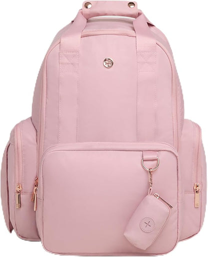 Huggies Signature Hug Pack Diaper Backpack, Bridal Rose, O/S