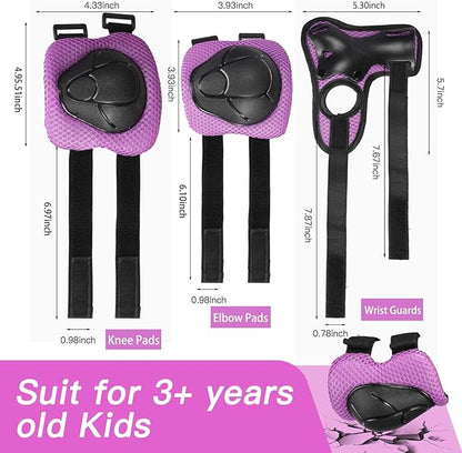 Kids Bike Helmet Set Adjustable Helmet for Ages 3-15 Kids Toddler Boys Girls Youth, Multi-Sport Bicycle Skateboarding Football Rollerskating Scooter Rollerblade Balance Bike Helmets