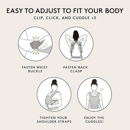 Baby Tula Explore Carriers - Breathable Baby Carrier Newborn to Toddler - Adjustable Toddler Carrier - Multiple Ergonomic Positions Front and Back - Ergonomic Fit for 7-45 lb - Mesh, Daisy Chain