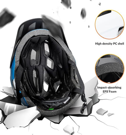 ROCKBROS Kids Bike Helmet Adjustable Detachable Full Face Bike Helmet for Children Bicycle, Skateboard, Scooter, Protective Gear