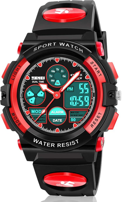 ATIMO LED Multi Function Waterproof Watch for Kids - Kids Gifts