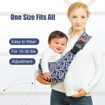Baby Sling Carrier,Baby Sling,Toddler Carrier,Adjustable and Non-Slip Hip Seat Carriers Carrying 10-30 lbs(Grey)