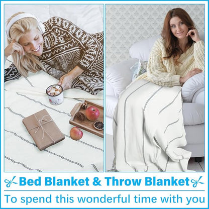Oversized Turkish Beach Towel Blanket XXL Cotton Sandproof Towels Boho Woven Extra Large Big Sand Free Giant Throw Thick Blankets Huge Quilt XL Picnic Camping Necessities Cloud For Adult Gifts White