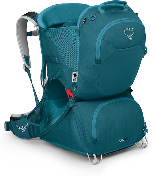 Osprey Poco LT Lightweight Child Carrier Backpack - Compact, Travel-Ready Kid Carrier with Sunshade and Adjustable Fit - Lightweight, Comfortable Hiking Carrier for Toddlers
