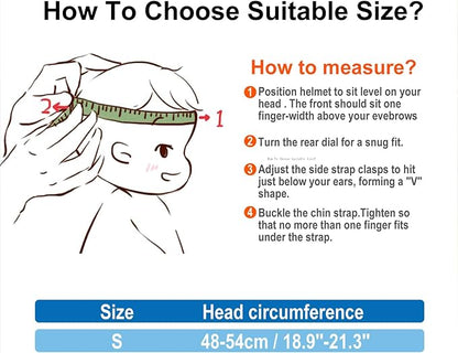 KAMUGO Kids Adjustable Helmet, with Sports Protective Gear Set Knee Elbow Wrist Pads for Toddler Age 2-8 Boys Girls, Bike Skateboard Hoverboard Scooter Rollerblading Helmet Set
