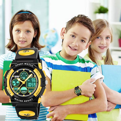ATIMO LED Multi Function Waterproof Watch for Kids - Kids Gifts