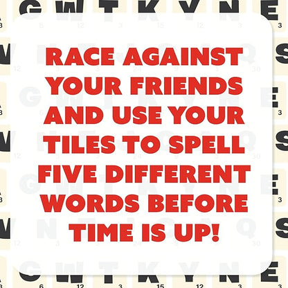 Dabble® Word Game | Fast-Paced Family Board Game | Enhances Spelling and Vocabulary for All Ages | Spell The First Five Words | Award-Winning and Educational Learning Game | Great Game for All Ages