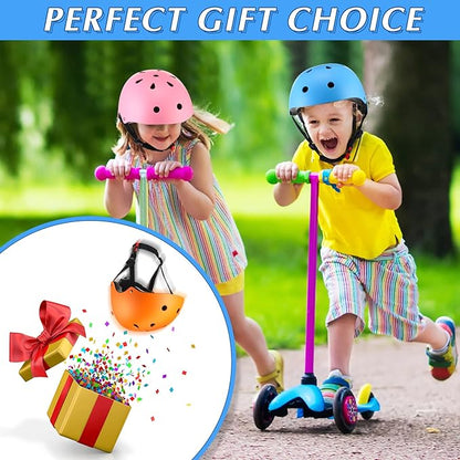 Kingdder 4 Pack Kids Helmets Toddler Adjustable Bike Helmet Ages 3-8 CPSC Certified Children Training Headwear for Boys Girls Skateboard Bicycle Scooter Cycling Riding Sports