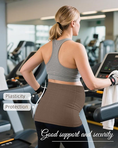 3 Pack Maternity Belly Bands for Pregnant Women Cotton Stretch Ribbed Pregnancy Support Belt Pants Extender