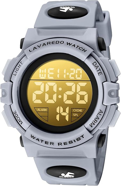 Kids Watch,Boys Watch for 3-15 Year Old Boys,Digital Sport Outdoor Multifunctional Chronograph LED 50 M Waterproof Alarm Calendar Analog Watch for Children with Silicone Band,Kids Gift