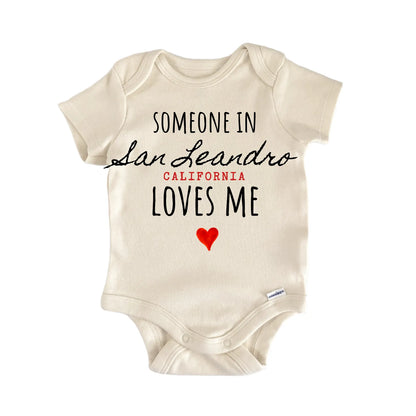 San Leandro California Baby Gift Baby Bodysuit
