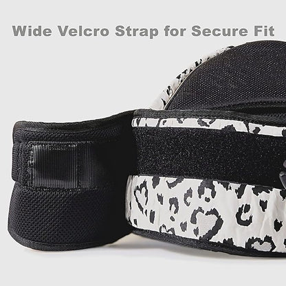 SUNVENO Baby Hip Carrier with Hip Seat, CPC-Certified, Ergonomic Infant Carrier for Newborns & Toddlers up to 45 lbs, Adjustable Waistband, Multiple Pockets, All-Season, Grey,Leopard Print