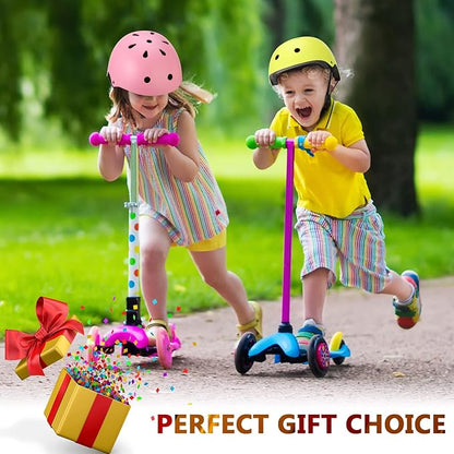 Kingdder 4 Pack Kids Helmets Toddler Adjustable Bike Helmet Ages 3-8 CPSC Certified Children Training Headwear for Boys Girls Skateboard Bicycle Scooter Cycling Riding Sports