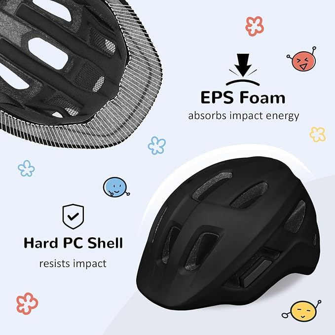 Toddler/Kids Bike Helmet, Adjustable and Multi-Sport, from Infant to Schoolchild, 2 Sizes
