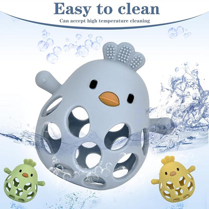 Baby Teething Toys, Teething Toys, Teethers for Babies 3-6 Months, Baby Chew Toys, BPA Free Teether Mitten with Soft Texture for Sensory Exploration and Itching Teething Relief