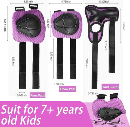Kids Bike Helmet Set Adjustable Helmet for Ages 3-15 Kids Toddler Boys Girls Youth, Multi-Sport Bicycle Skateboarding Football Rollerskating Scooter Rollerblade Balance Bike Helmets