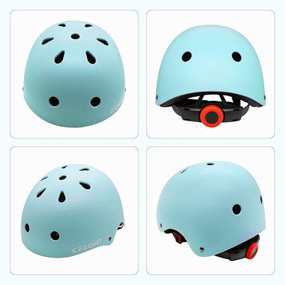 Kids Bike Skateboard Helmet Pad Set,Toddler Cyling Protective Gear Knee & Elbow Pads Wrist Guards for 5-8-10-12-14-16 Years Girls Boys Bicycle Scooter Roller Skate Inline Skating Rollerblading