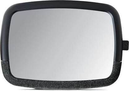 Munchkin Baby Car Mirror for Rear Facing Car Seats, Pivot 360 Baby in-Sight Adjustable Auto Mirror, Black
