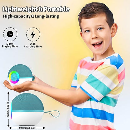 Karaoke Microphone Machine Toys for Kids Adults, Mini Portable Bluetooth Speaker with 2 Wireless Mics, Christmas Birthday Gifts for Boys Girls Ages 3 4 5 6 7 8 9 10 11 12+ Year (Green)