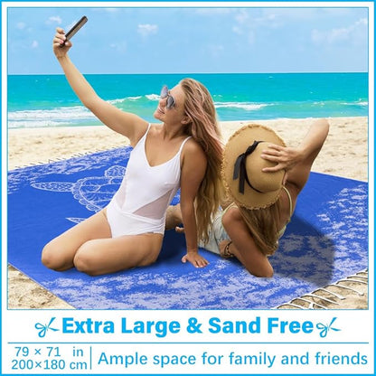 Oversized Turkish Beach Towel Blanket XXL Cotton Sandproof Towels Boho Woven Extra Large Big Sand Free Giant Throw Thick Blankets Huge Quilt XL Picnic Camping Necessities Cloud For Adult Gifts