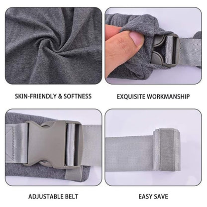 Ergonomic Baby Carrier for Newborns to Toddlers, Skin-Friendly and Soft Front Baby Carrier Wrap, Easy Breastfeeding, Lightweight and Breathable, Perfect Baby Shower Gifts (Dark Grey)