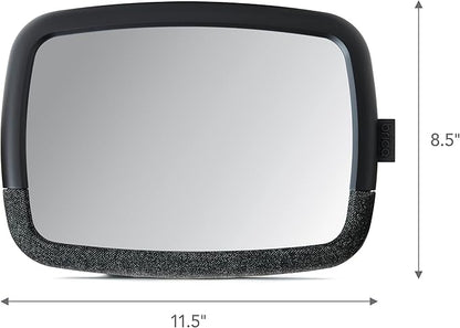 Munchkin Baby Car Mirror for Rear Facing Car Seats, Pivot 360 Baby in-Sight Adjustable Auto Mirror, Black, 2 Pack