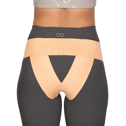 Patented Pelvic Orthotic Support Belt For Women ― Uterus Girdle for Prolapsed Bladder, Vulvar Varicosities, Postpartum Recovery, Symphysis Pubis, Dysfunction | Low Waist - BEACH SAND - M